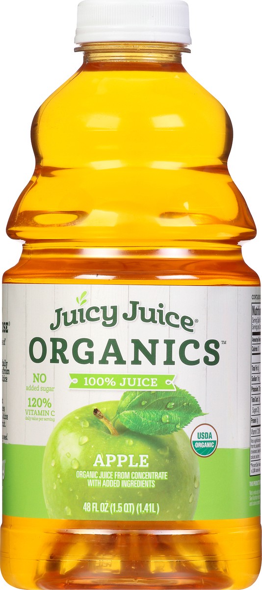 slide 6 of 9, Juicy Juice Organic Apple Juice 100% - 48 fl oz, 48 fl oz