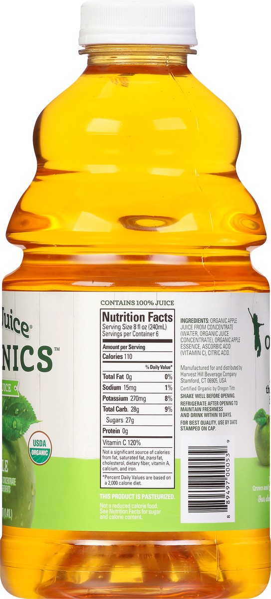 slide 2 of 9, Juicy Juice Organic Apple Juice 100% - 48 fl oz, 48 fl oz