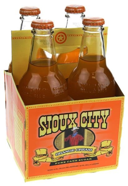 slide 1 of 4, Sioux City Orng Creme Soda - 4 ct; 48 oz, 4 ct; 48 oz