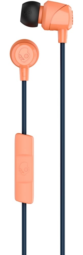 slide 1 of 1, Skullcandy Jib Earbuds With Microphone - Orange, 1 ct