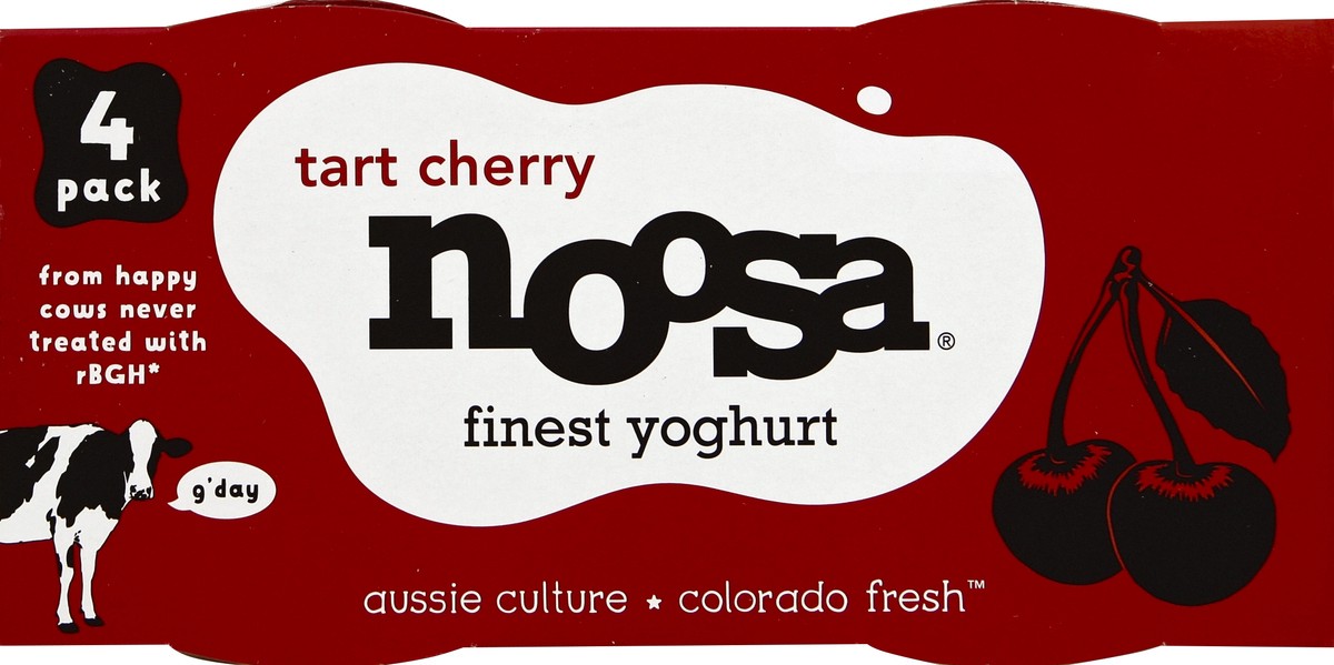 slide 4 of 4, Noosa Tart Cherry Yoghurt, 4 ct; 4 oz