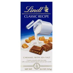 Lindt Classic Recipe Caramel with Sea Salt Milk Chocolate 4.4 oz