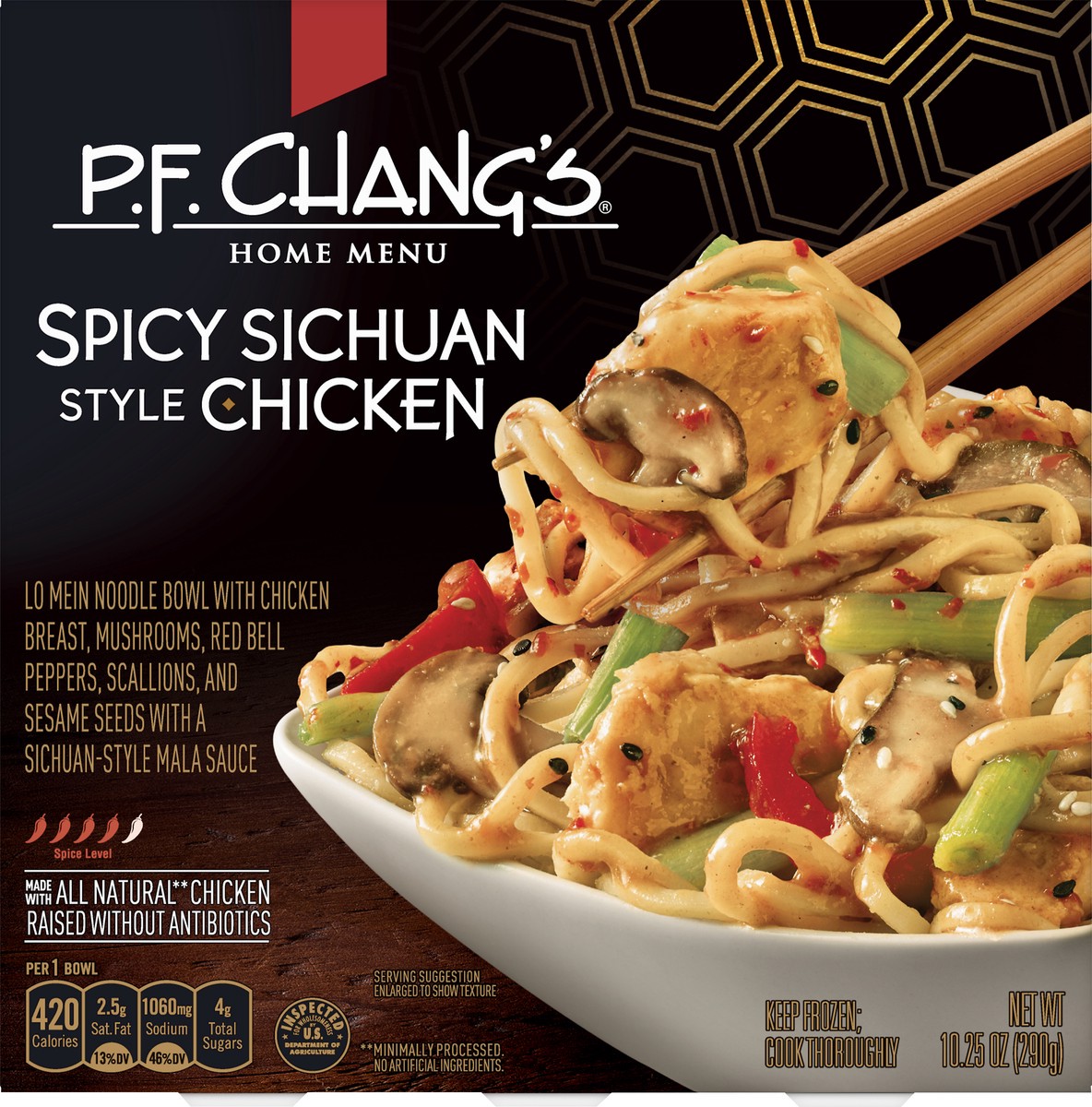 slide 1 of 12, P.F. Chang's Home Menu Spicy Sichuan Style Chicken 10.25 oz, 10.25 oz