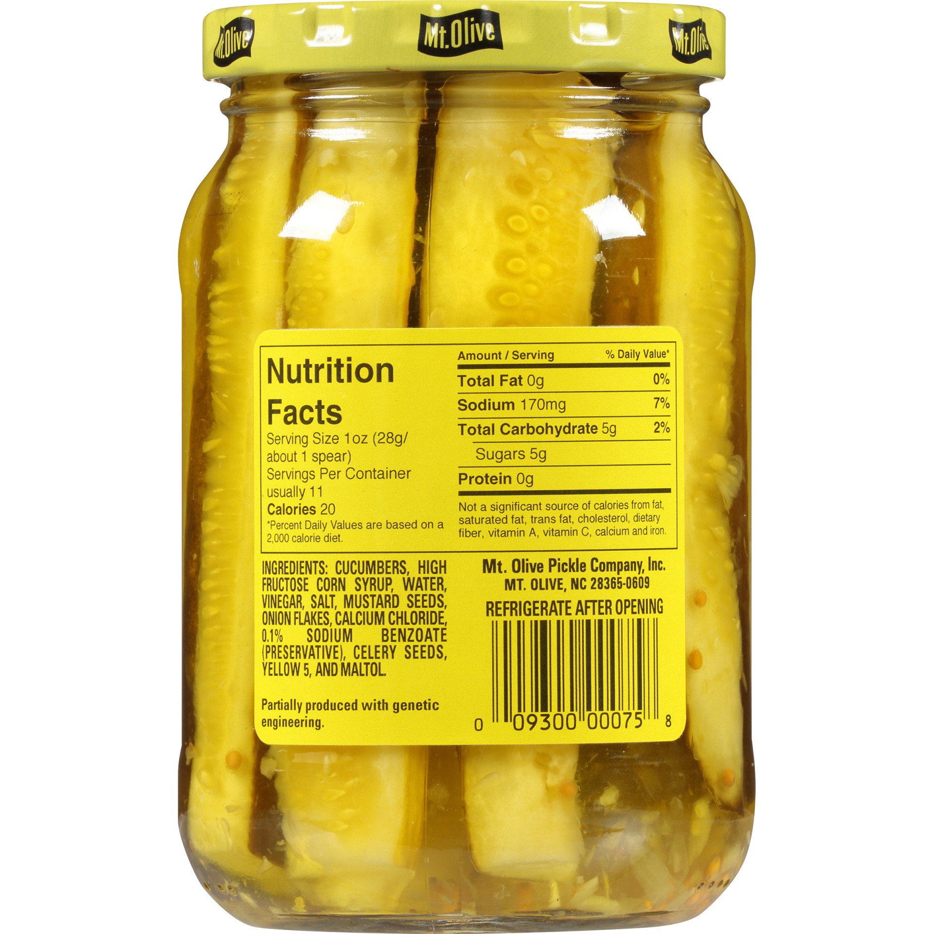 slide 6 of 6, Mt. Olive Sweet Bread & Butter Pickle Spears, 16 fl oz