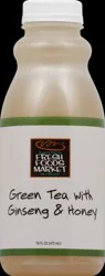Harris Teeter Fresh Foods Market Green Tea with Ginseng & Honey - 16 oz