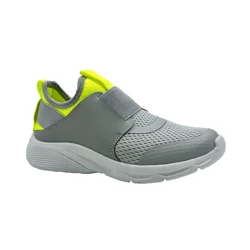 Vively Boy Power Play Athletic Shoe, Gray, Size 2