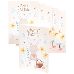 American Greetings Happy Easter Greeting Card 6 ea