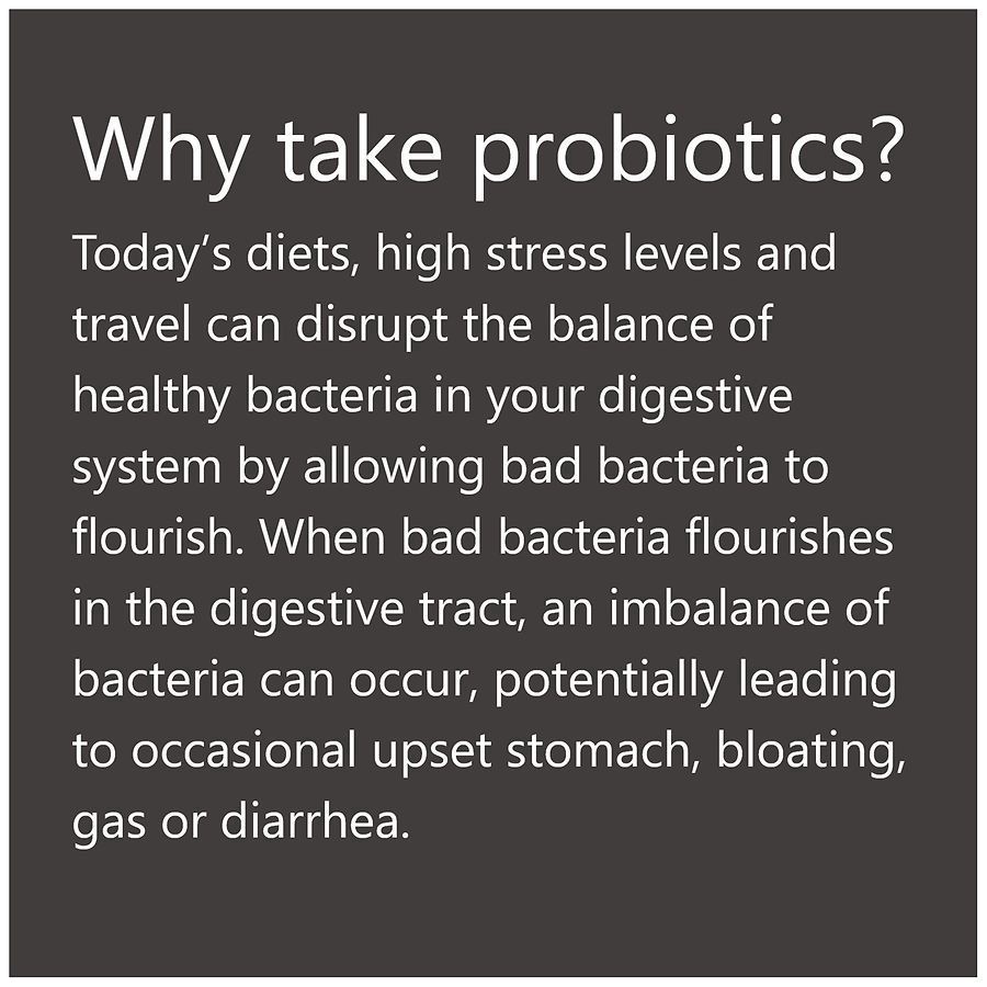 slide 5 of 5, Walgreens Super Probiotic Capsules 20 Billion Active Cultures, 30 ct