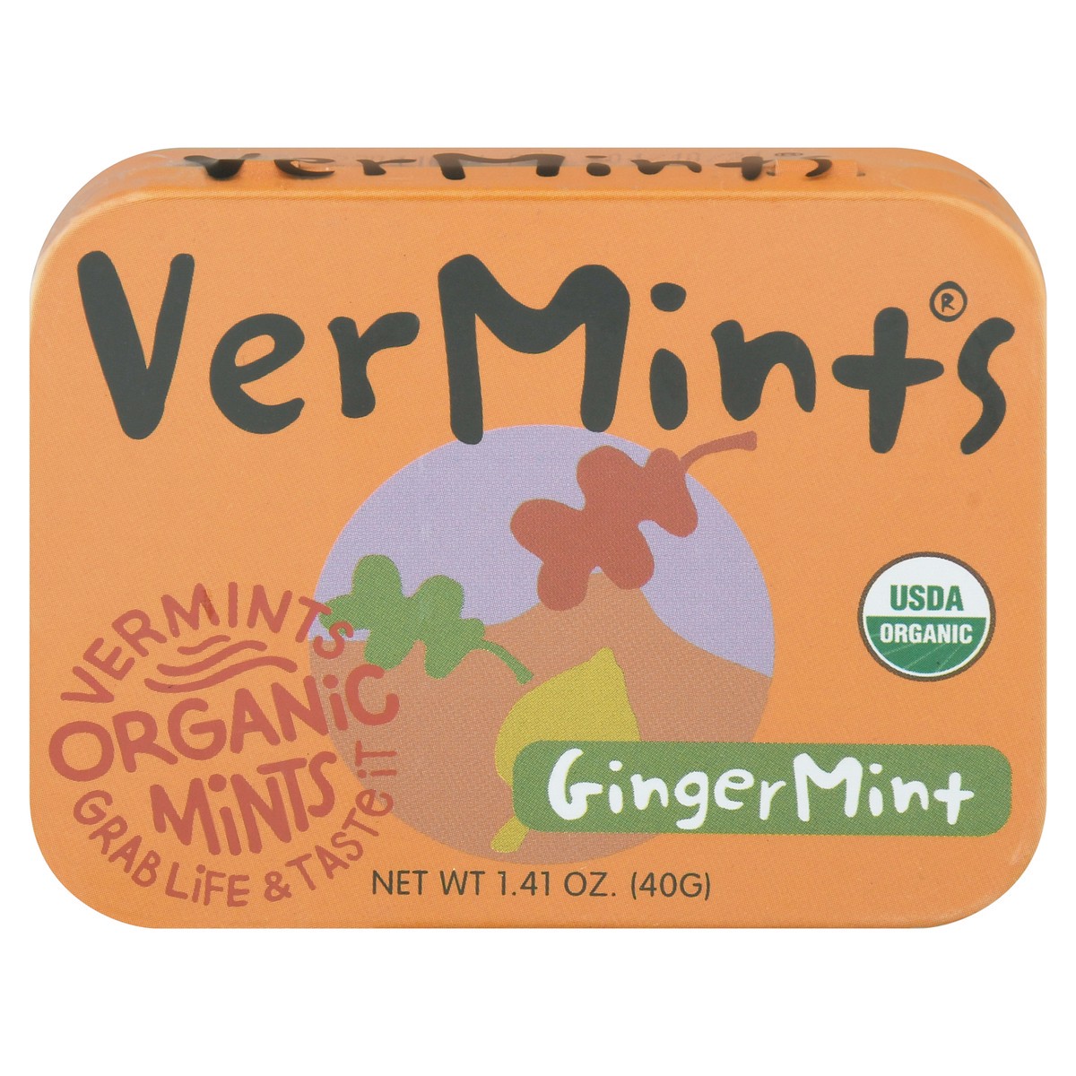 slide 1 of 12, VerMints Breathmints Gingermint Org, 1.41 oz