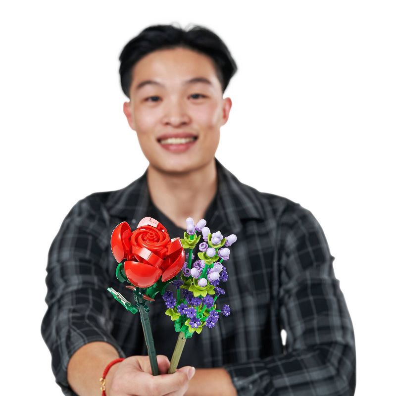 slide 3 of 8, MAX Build More Vanenitnes Rose Collection Lego, 1 ct