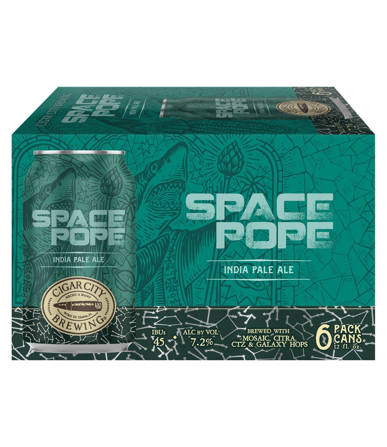 slide 1 of 1, Cigar City Space Pope, 6 ct; 12 oz