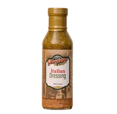 slide 1 of 1, Graziano Bros. Italian Salad Dressing, 12 oz