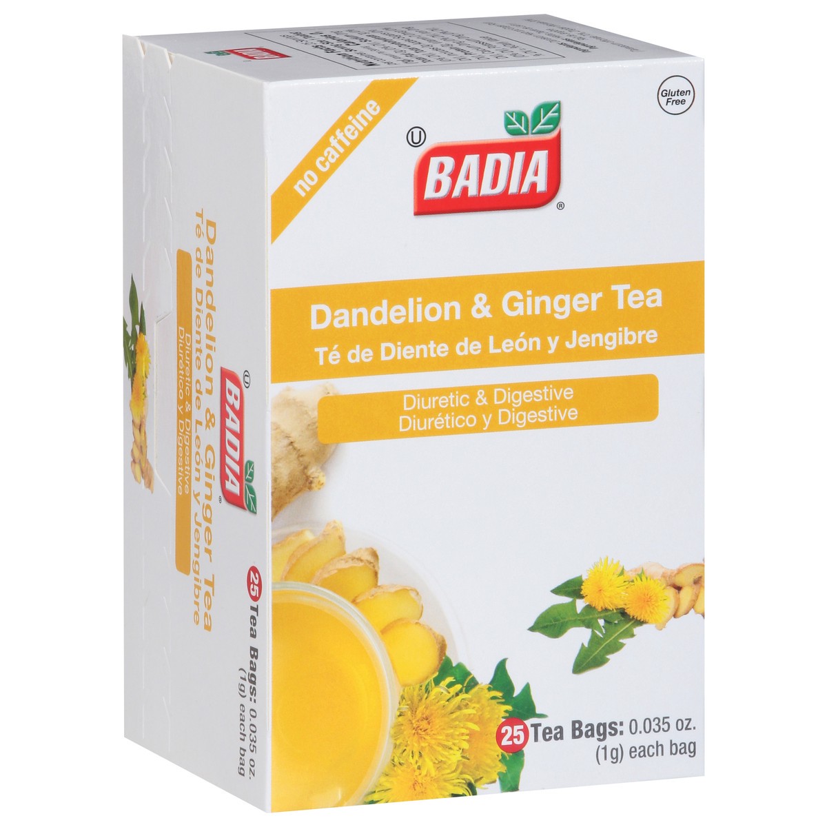 slide 4 of 11, Badia Te De Diente De Leon&Jengibre(Dandelion&Ginger Teabag), 25 ct
