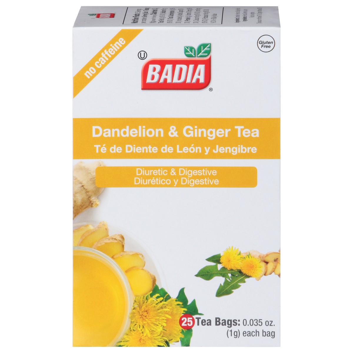 slide 1 of 11, Badia Te De Diente De Leon&Jengibre(Dandelion&Ginger Teabag), 25 ct