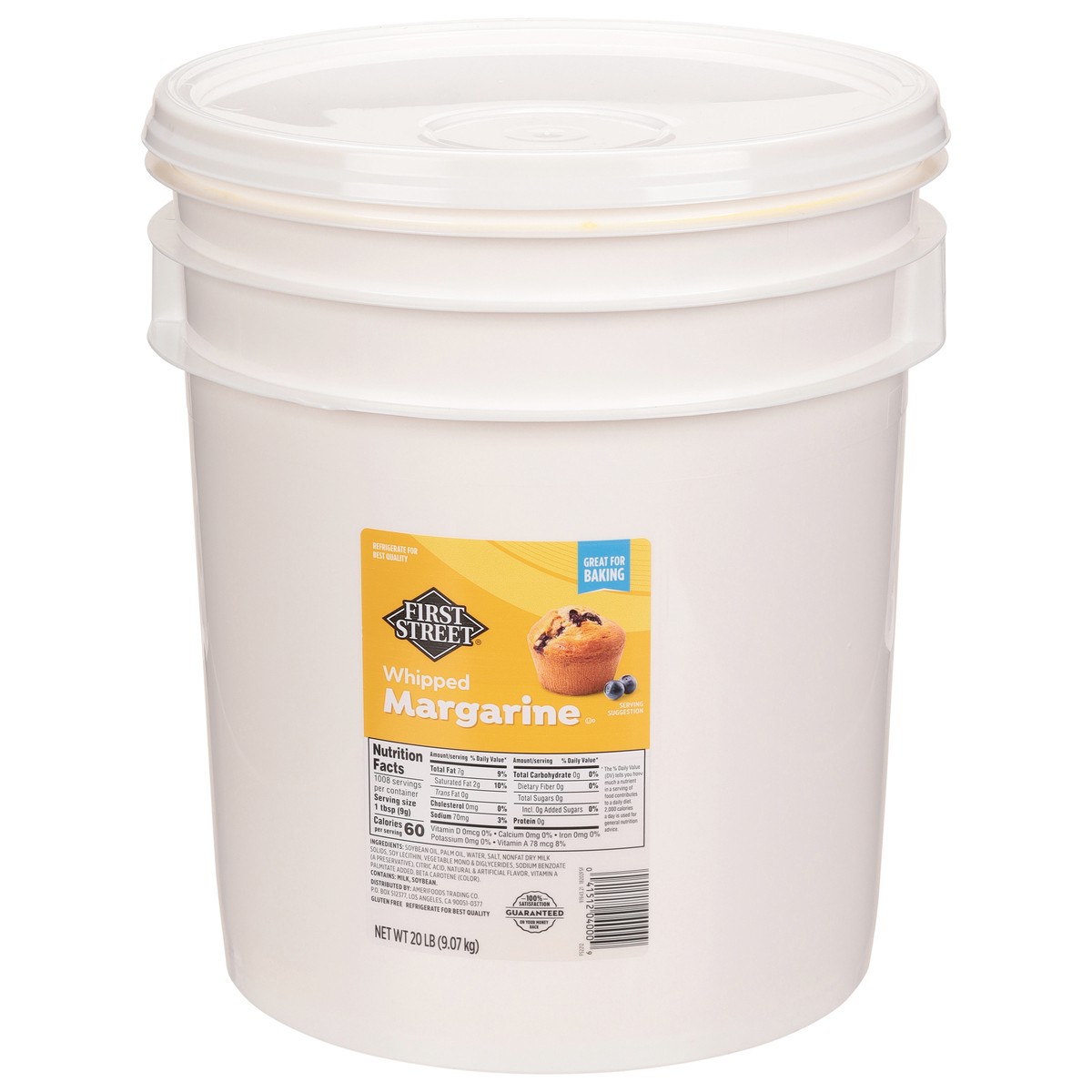 slide 10 of 15, First Street Whipped Margarine, 20 lb