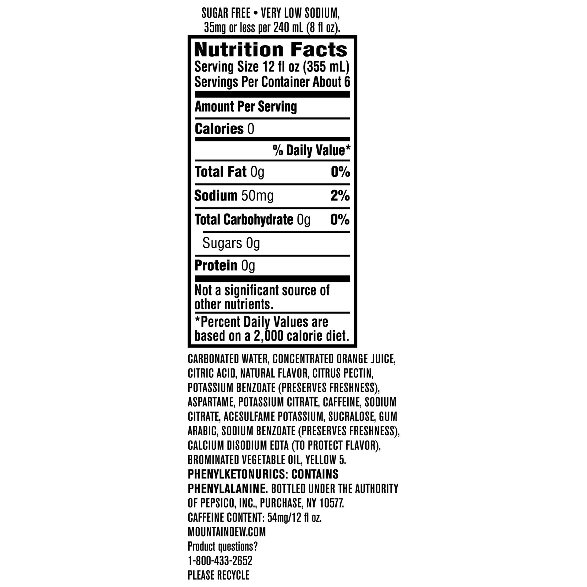 slide 2 of 2, Mountain Dew Diet Mountain Dew, 2 liter