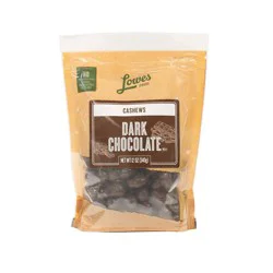 Lowes Foods Brown Bag Dark Chocolate Cashews