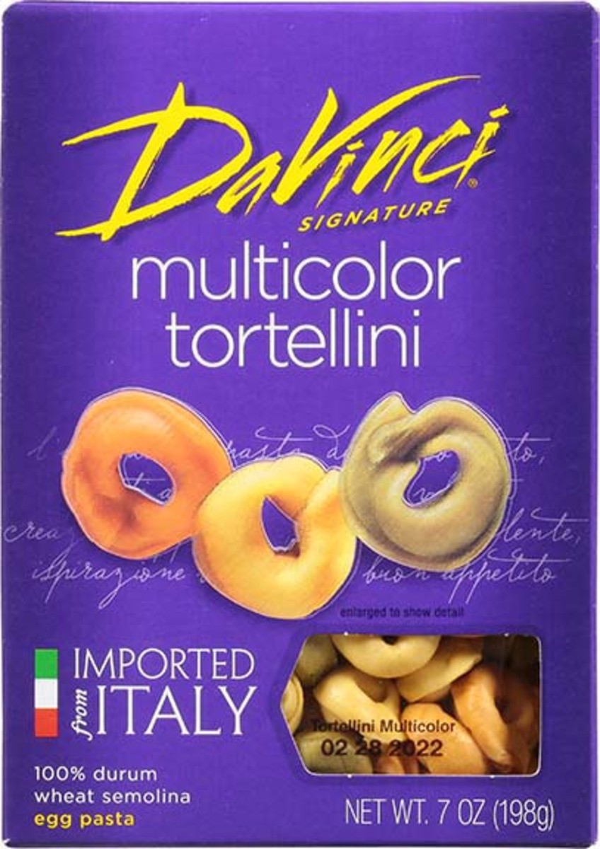 slide 12 of 13, Davinci Multi Color Tortellini, 7 oz