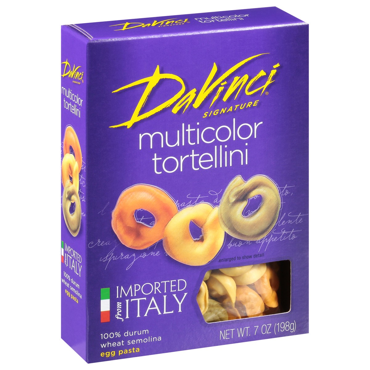 slide 13 of 13, Davinci Multi Color Tortellini, 7 oz