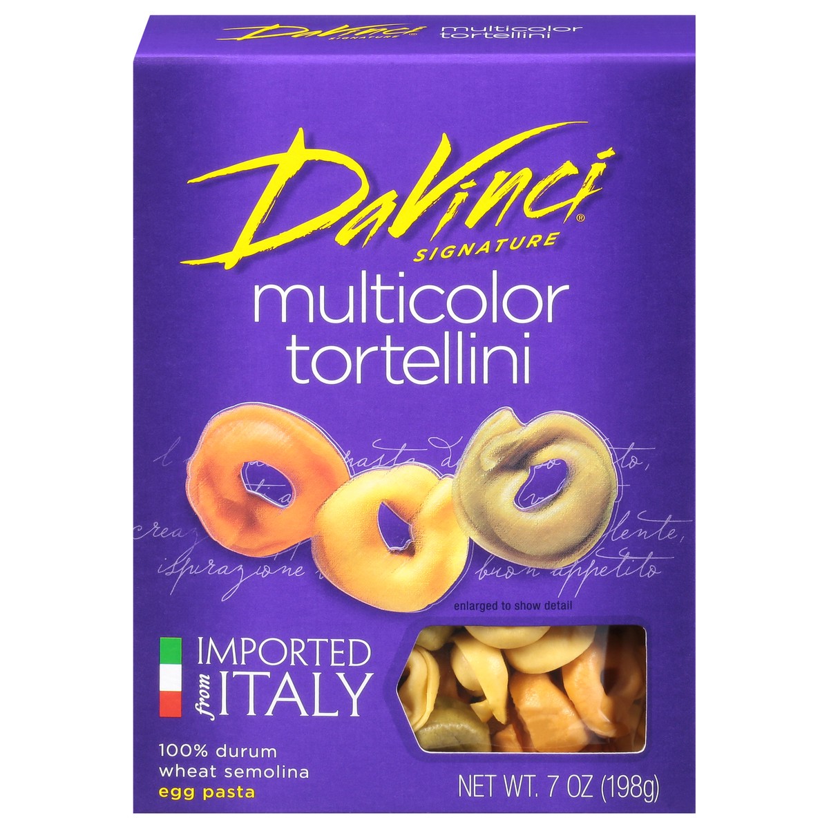 slide 1 of 13, Davinci Multi Color Tortellini, 7 oz