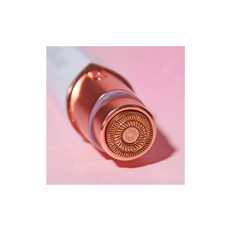 slide 2 of 8, Flawless Finishing Touch Flawless Facial Hair Remover for Women, Electric Face Razor for Women with LED Light for Instant and Painless Hair Removal, Lavender & Rose Gold, 1 ct