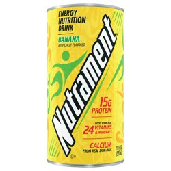 Nutrament Banana Nutrition Drink, Energy Drink With Vitamins, Minerals And Protein, 11 Fl Oz Can