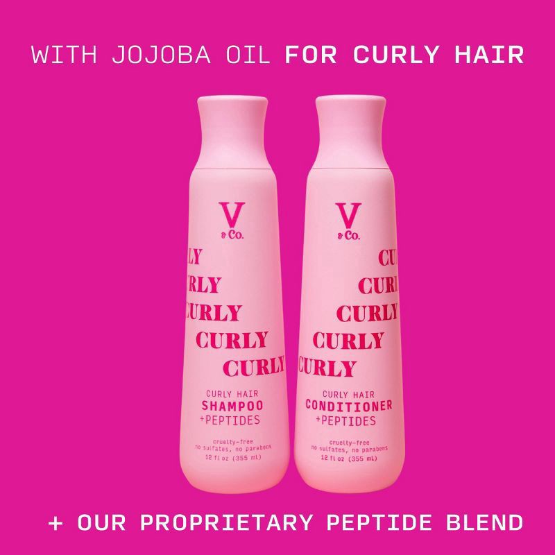 slide 4 of 11, V&Co. Curly Hair Conditioner 12 fl oz, 12 fl oz