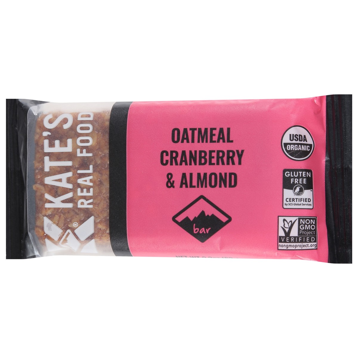 slide 5 of 9, Kate's Real Food Oatmeal Cranberry Almond, 2.2 oz