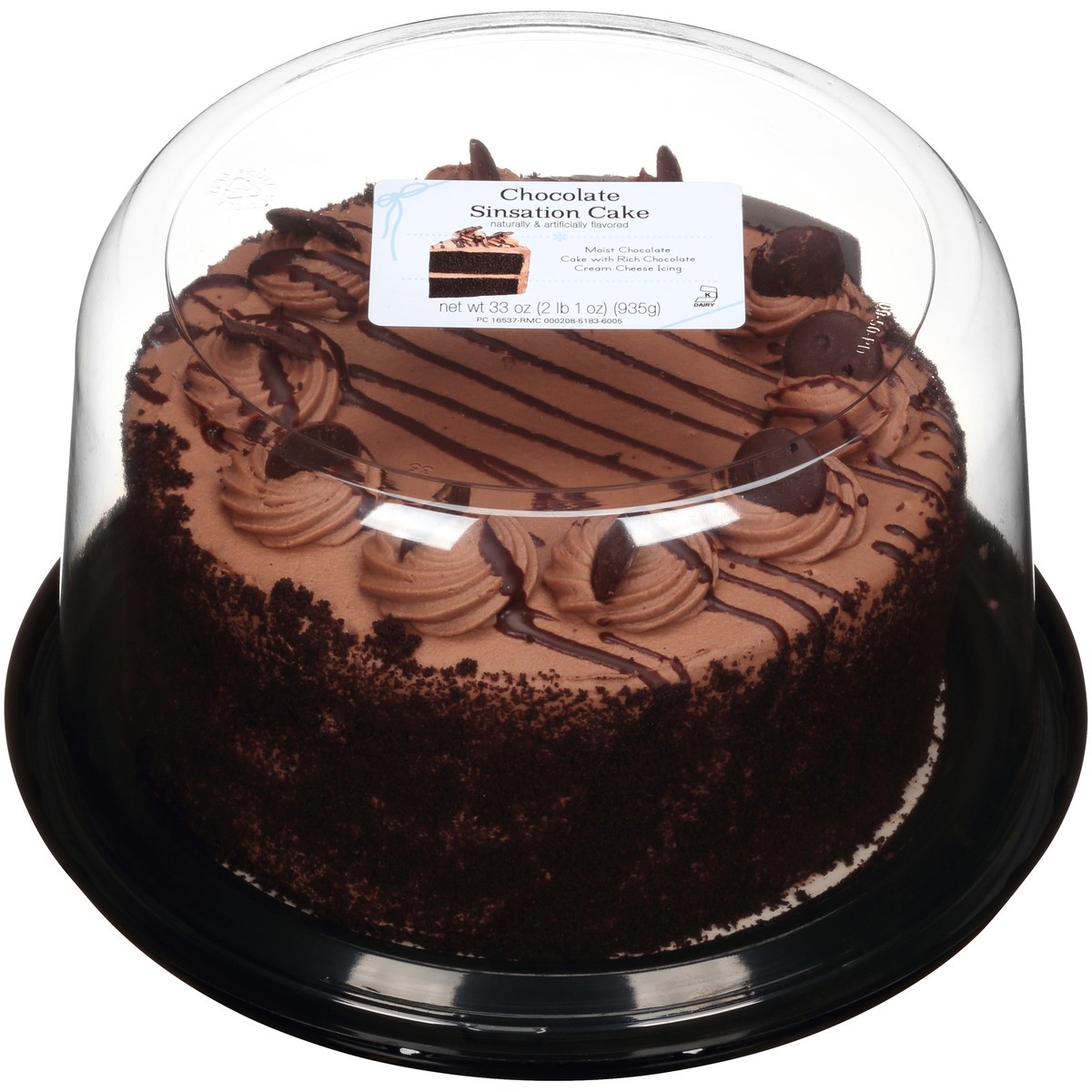 slide 1 of 2, 7" Double Layer Chocolate Sinsation Cake Naturally & Artificially Flavored, 0.94 kg