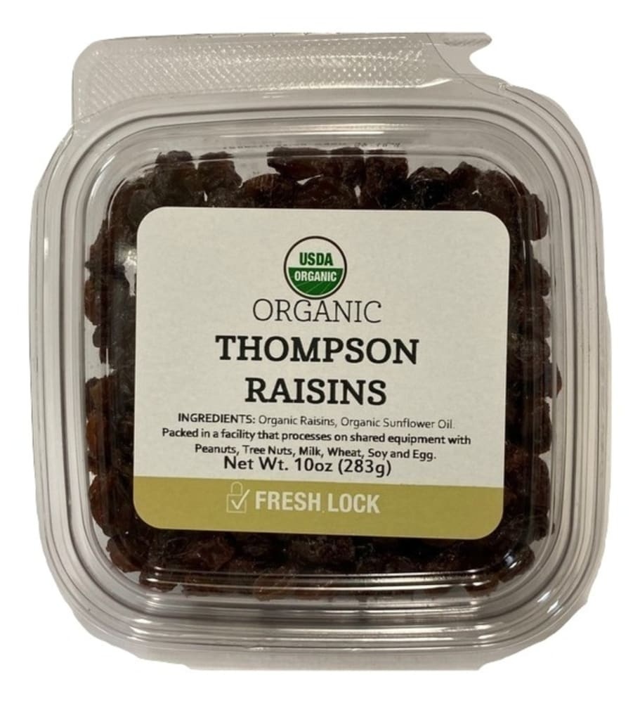 slide 1 of 1, Torn & Glasser Torn Glasser Organic Thompson Raisins, 10 oz