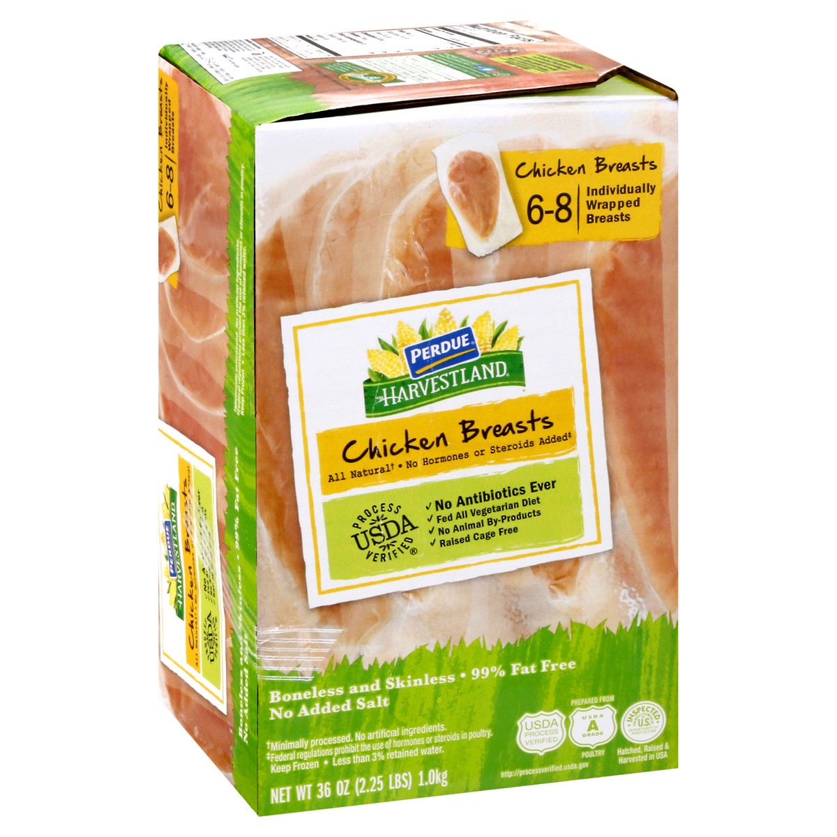 slide 1 of 9, Perdue Harvestland Boneless and Skinless Chicken Breasts 36 oz, 36 oz