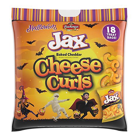 slide 1 of 1, Bachman Jax Real Cheddar Cheese Curls Baked - 20-1 Oz, 20 oz