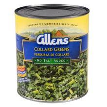 slide 1 of 1, Allen's Chopped Collard Greens, 98 oz
