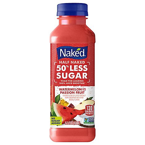 slide 1 of 3, Naked Juice Watermelon Passion Fruit- 15.20 fl oz, 15.2 oz