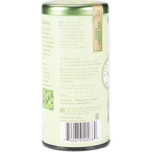 slide 2 of 2, The Republic of Tea Wild Berry Plum Green Tea, 2.6 oz