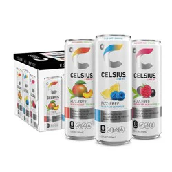 CELSIUS Fizz Free Variety Pack, Functional Energy Drink 12 Fl Oz (Pack of 12)