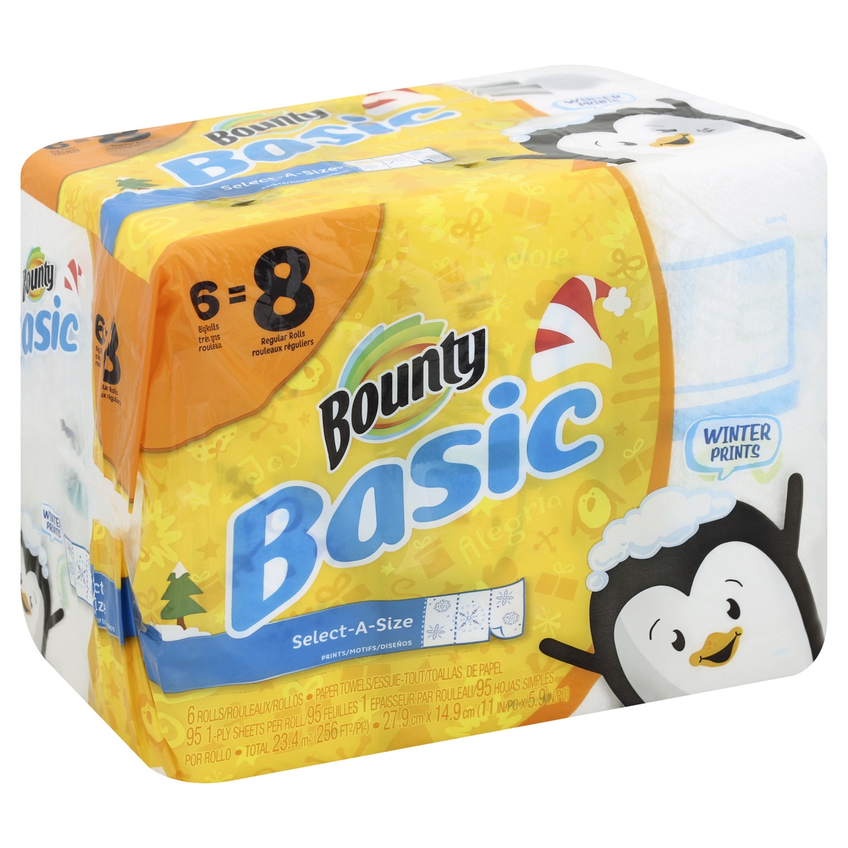 slide 1 of 1, Bounty Paper Towels, 6 ct