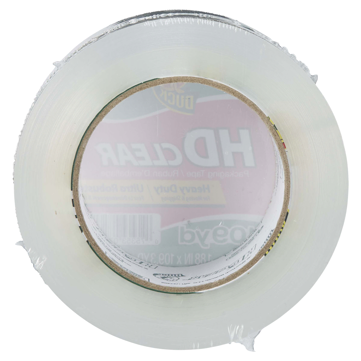 slide 11 of 29, Duck Brand HD Clear High Performance Packaging Tape, 1.88-Inch x 109-Yard, 1 ct