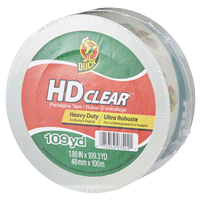 slide 6 of 29, Duck Brand HD Clear High Performance Packaging Tape, 1.88-Inch x 109-Yard, 1 ct