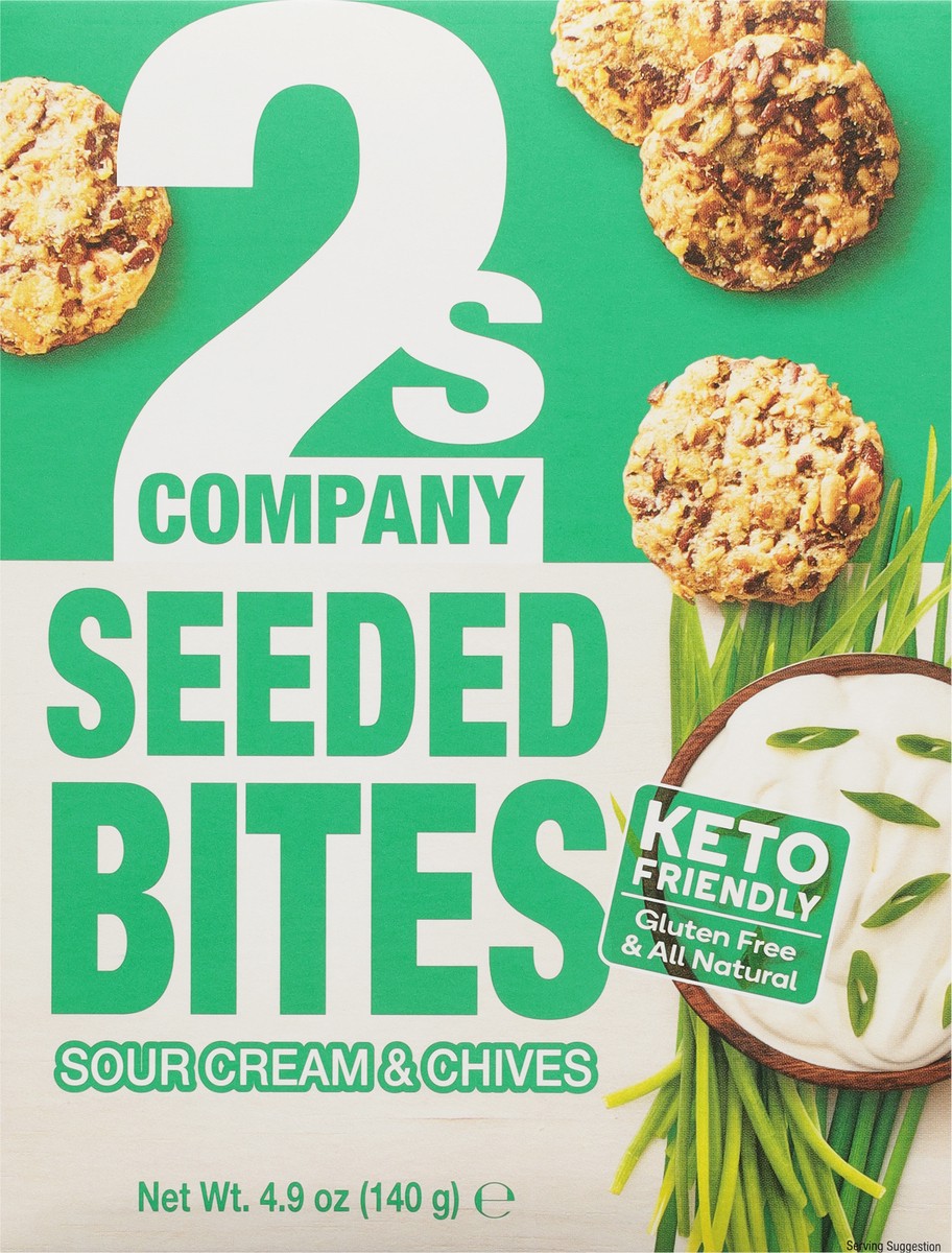 slide 9 of 12, 2s Company Seeded Bites Sour Cream A, 4.9 oz