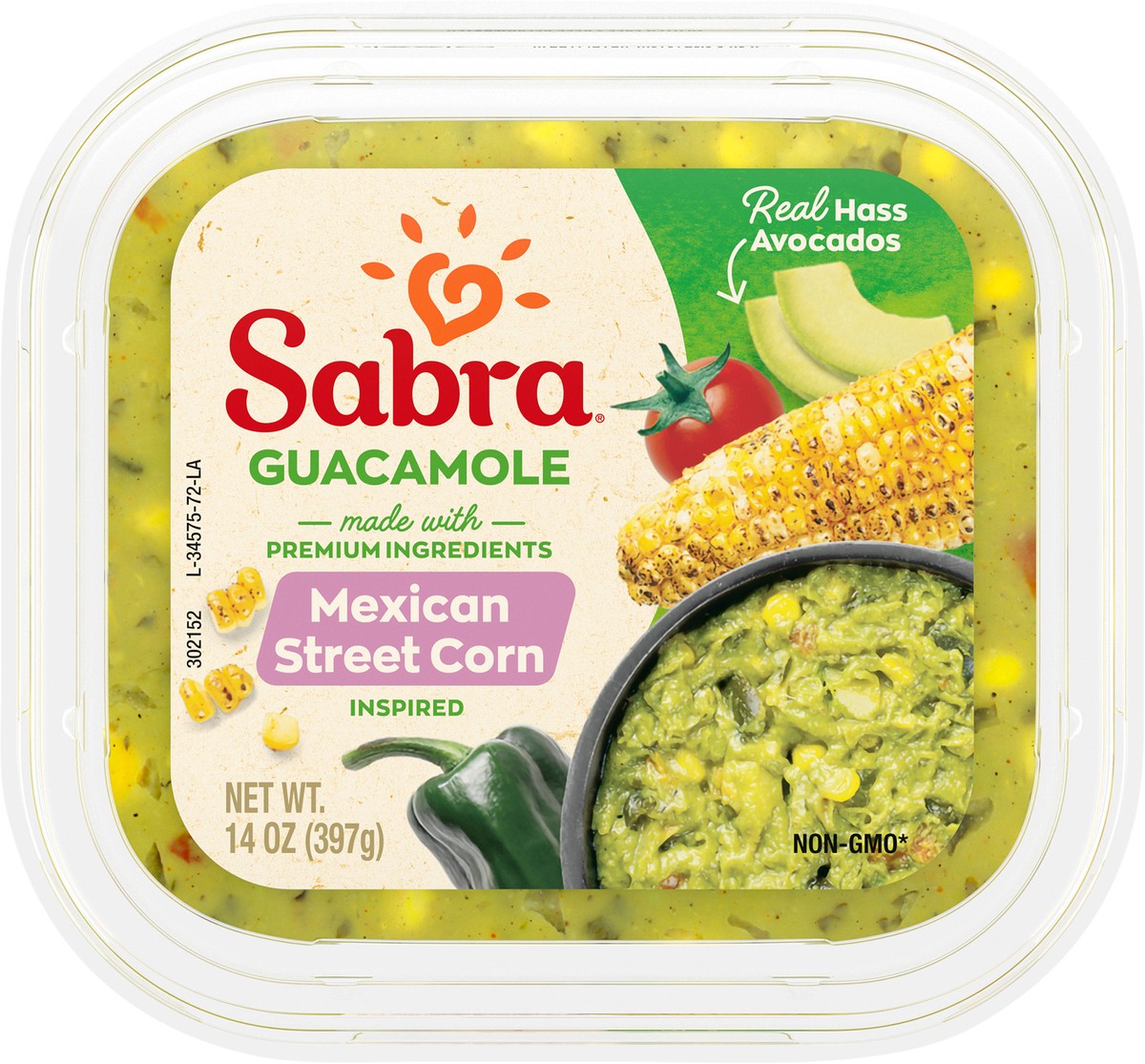 slide 9 of 11, Sabra Guac Mexican Street Corn Insp, 14 oz