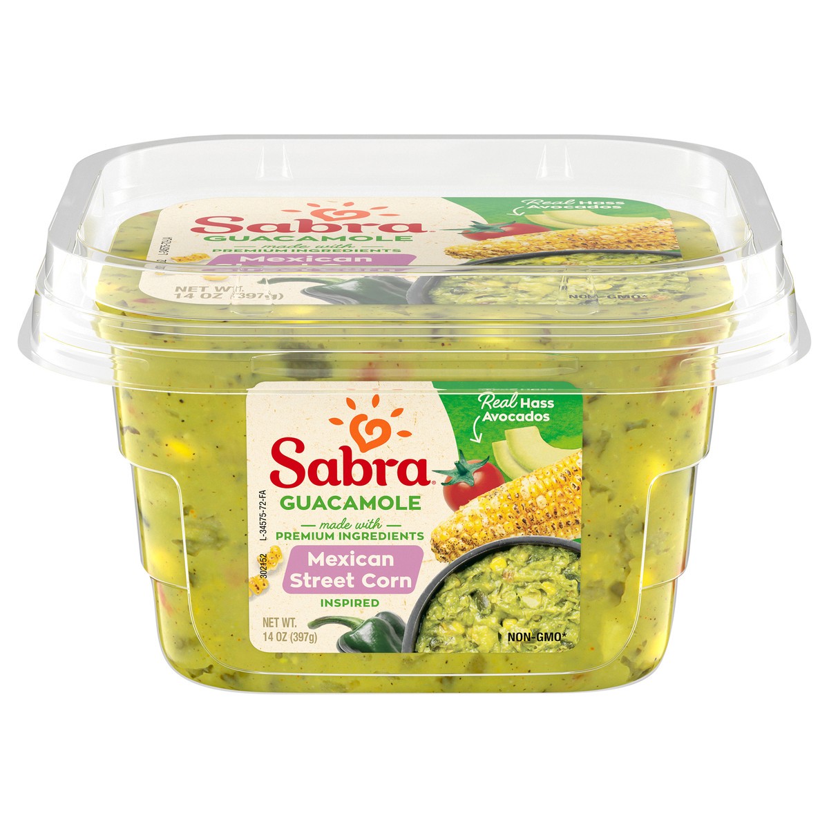 slide 3 of 11, Sabra Guac Mexican Street Corn Insp, 14 oz