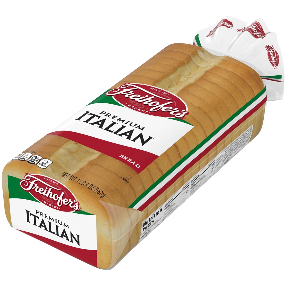 slide 4 of 9, Freihofer's Premium Italian Bread, 20 oz
