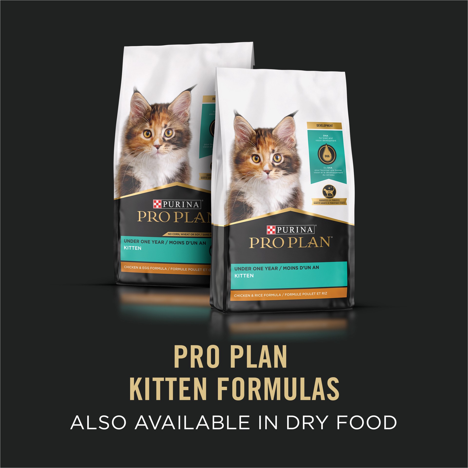 slide 4 of 7, Pro Plan Purina Pro Plan Grain Free Wet Kitten Food Pate, DEVELOPMENT Chicken & Liver Entree, 3 oz