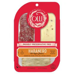 Olli Salumeria Snack Crackers with Habanero and Pepper Jack