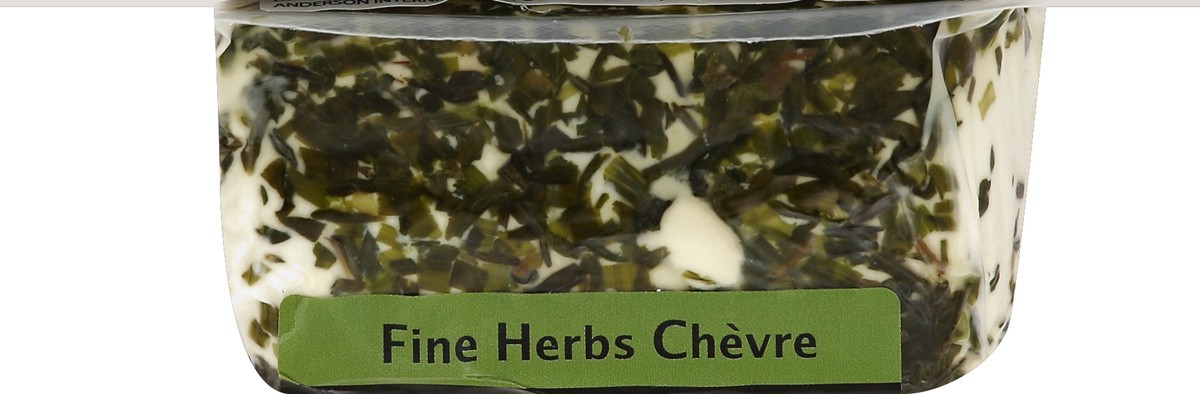 slide 4 of 5, Anderson International Foods Natural & Kosher Goat Cheese Fine Herbs Chevre, 4 oz