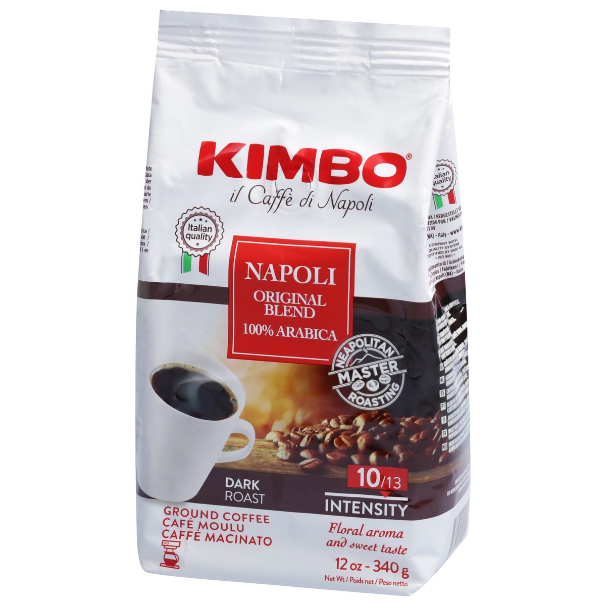 slide 5 of 12, Kimbo Dark Roast Ground Original Blend Coffee- 12 oz, 12 oz