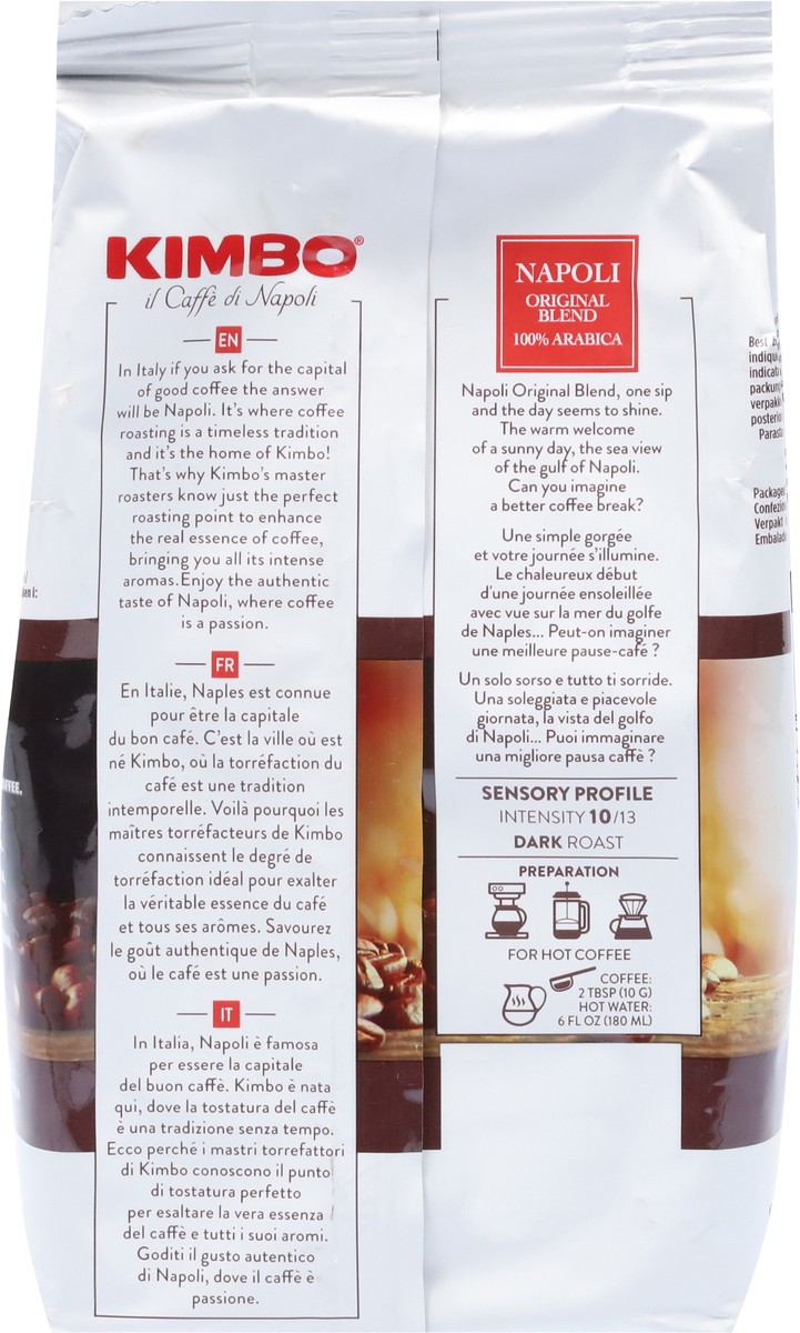 slide 2 of 12, Kimbo Dark Roast Ground Original Blend Coffee- 12 oz, 12 oz