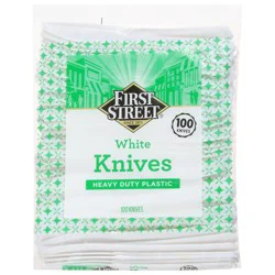 First Street Heavy Duty White Knives