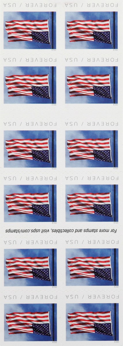 slide 6 of 11, United States Postal Service Forever U.S. Flag Stamps 20 ea, 20 ct